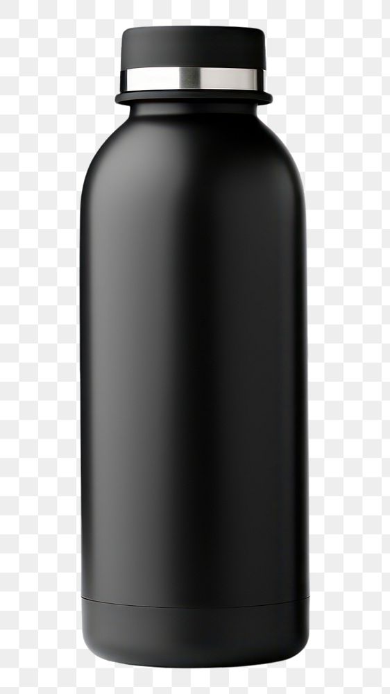 PNG Cylinder bottle refreshment monochrome. AI generated Image by rawpixel.