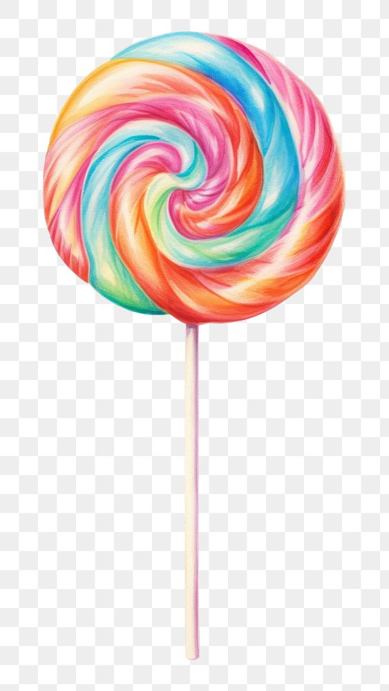 PNG Colorful lollipop confectionery candy food. 