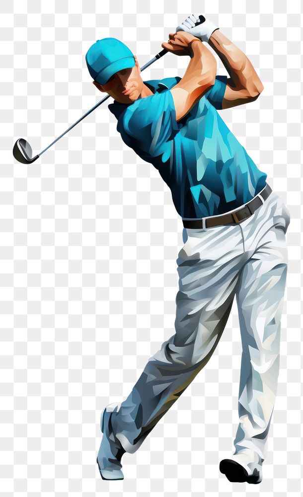 PNG Golf player sports adult  