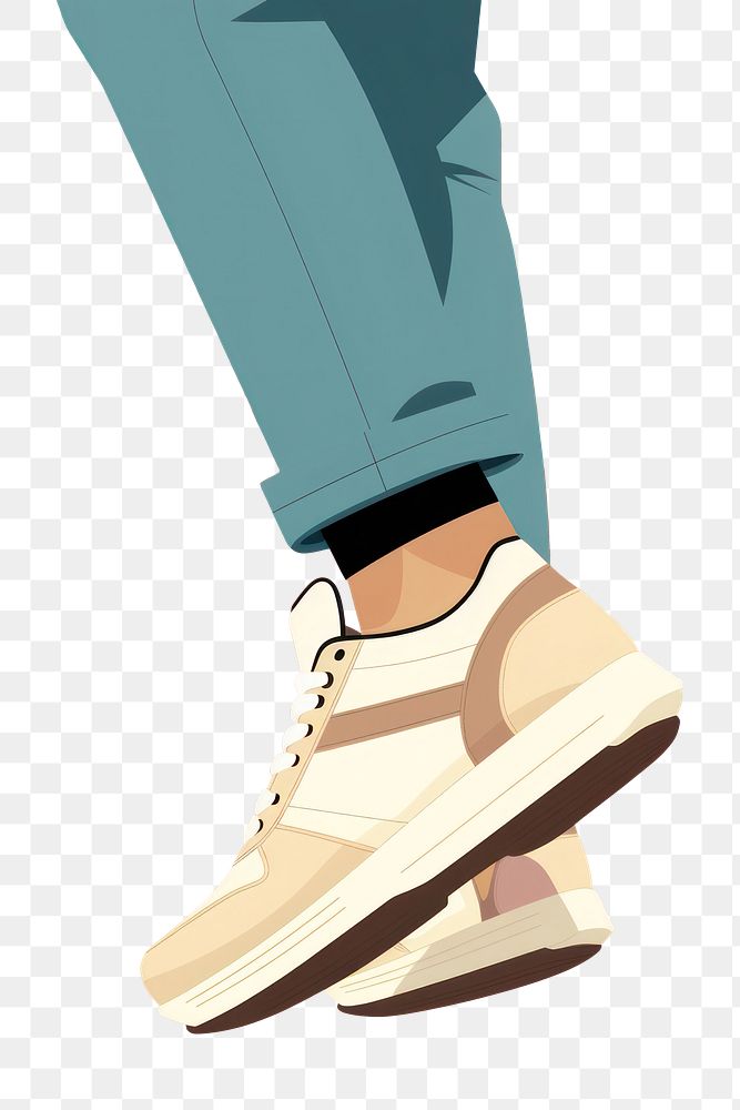 PNG Leg walking footwear shoe activity. AI generated Image by rawpixel.