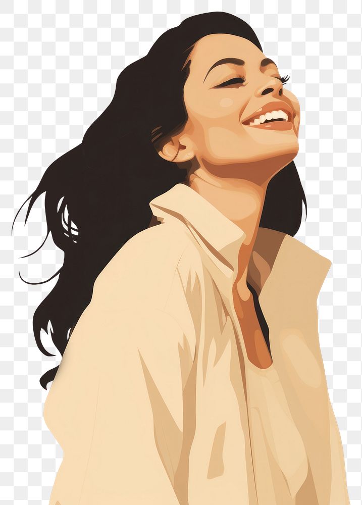 PNG Woman smiling smile adult relaxation. AI generated Image by rawpixel.
