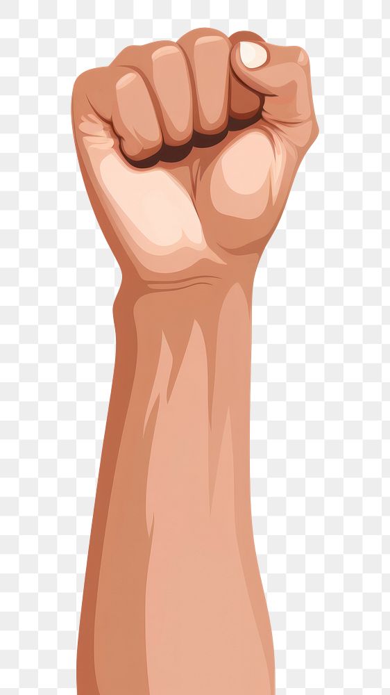 PNG White woman hand adult fist success. AI generated Image by rawpixel.