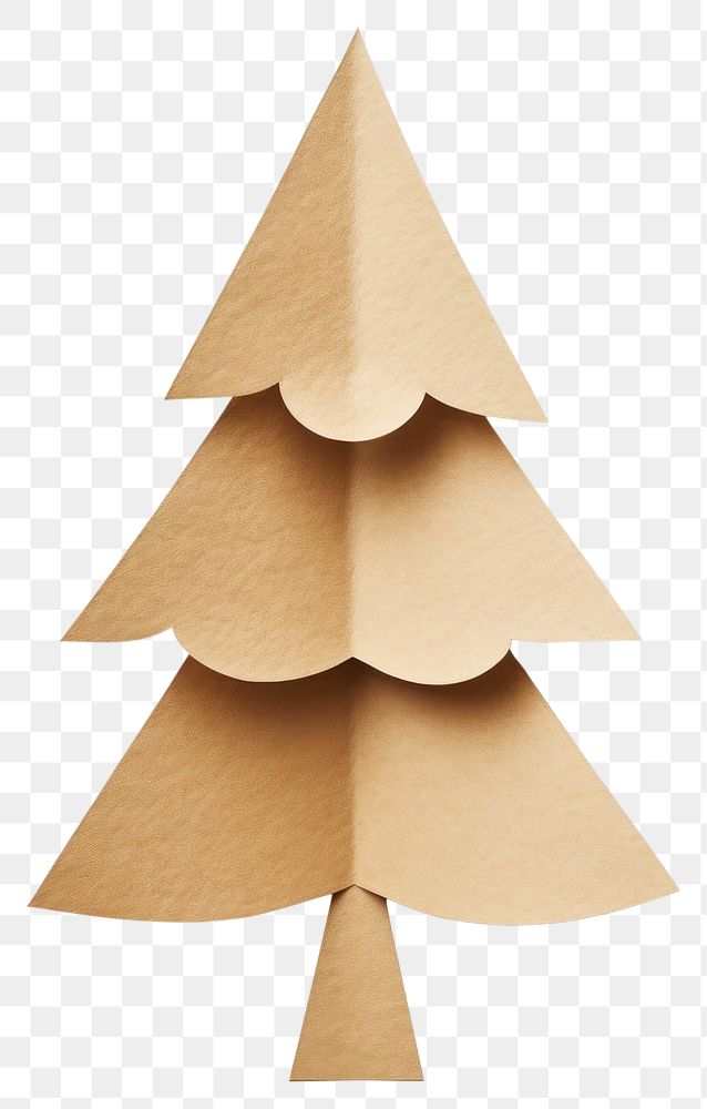 PNG Chrismas tree paper art white background. AI generated Image by rawpixel.