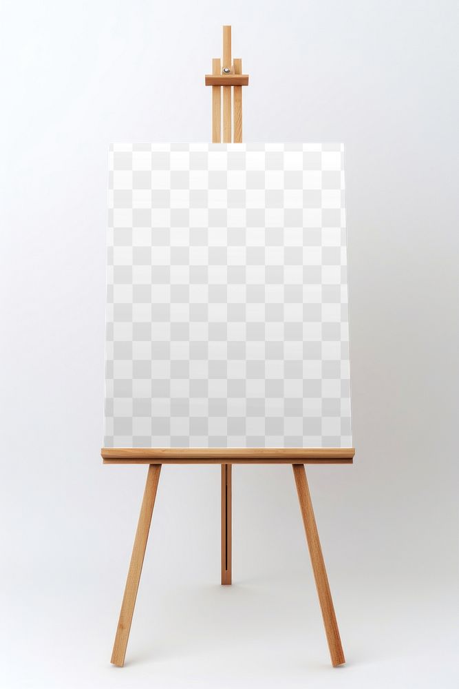 Canvas frame png mockup, transparent design