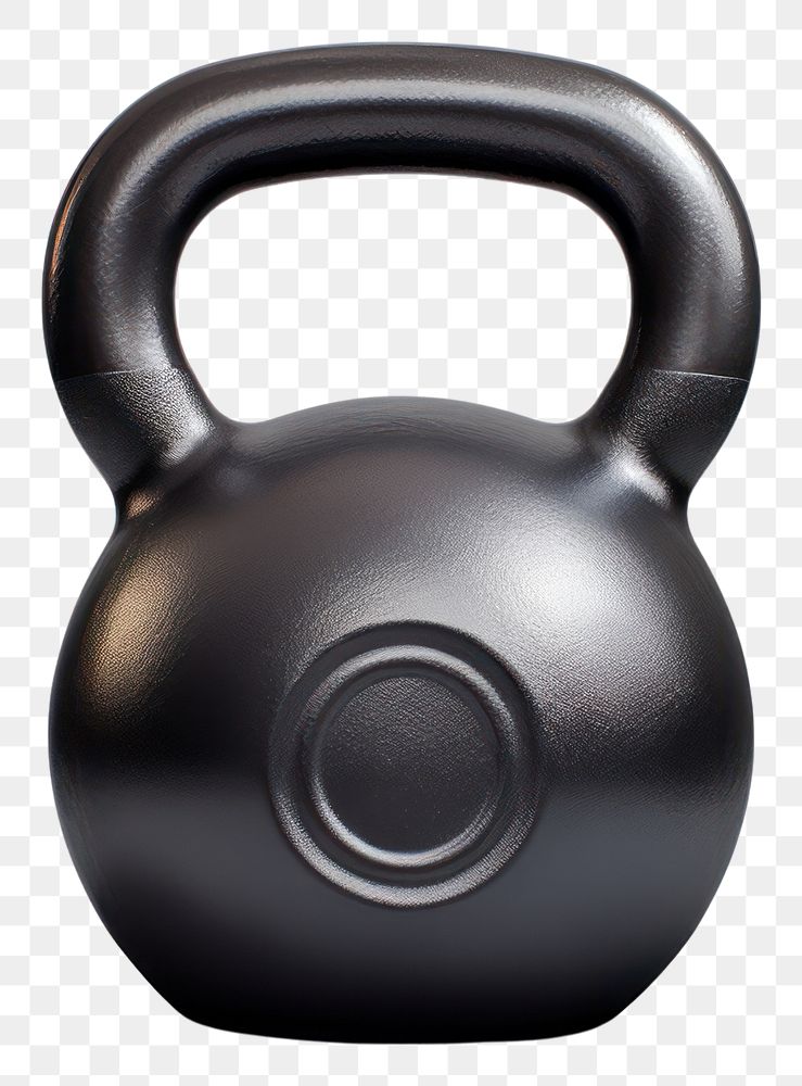 PNG A 35lb kettlebell gym equipment exercise. AI generated Image by rawpixel.