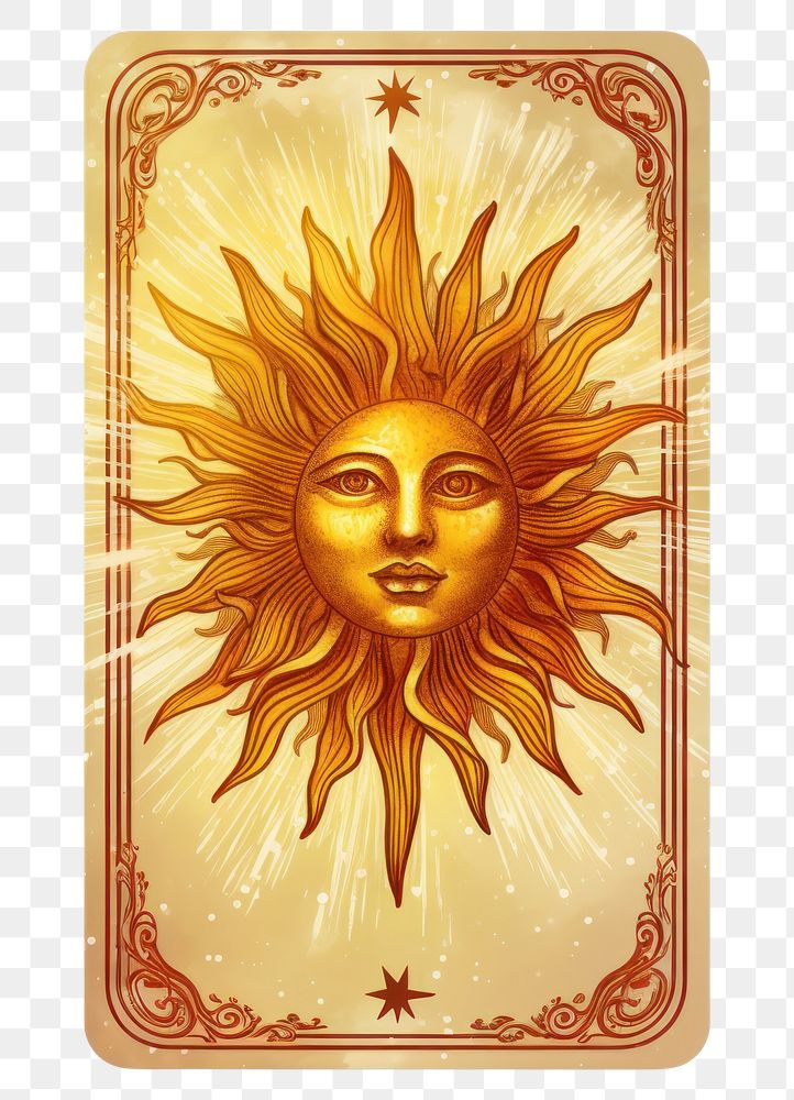PNG  Sun representation illustrated creativity. AI generated Image by rawpixel.