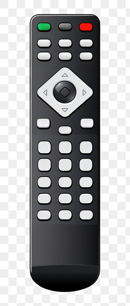 PNG  TV remote control black white background electronics. AI generated Image by rawpixel.