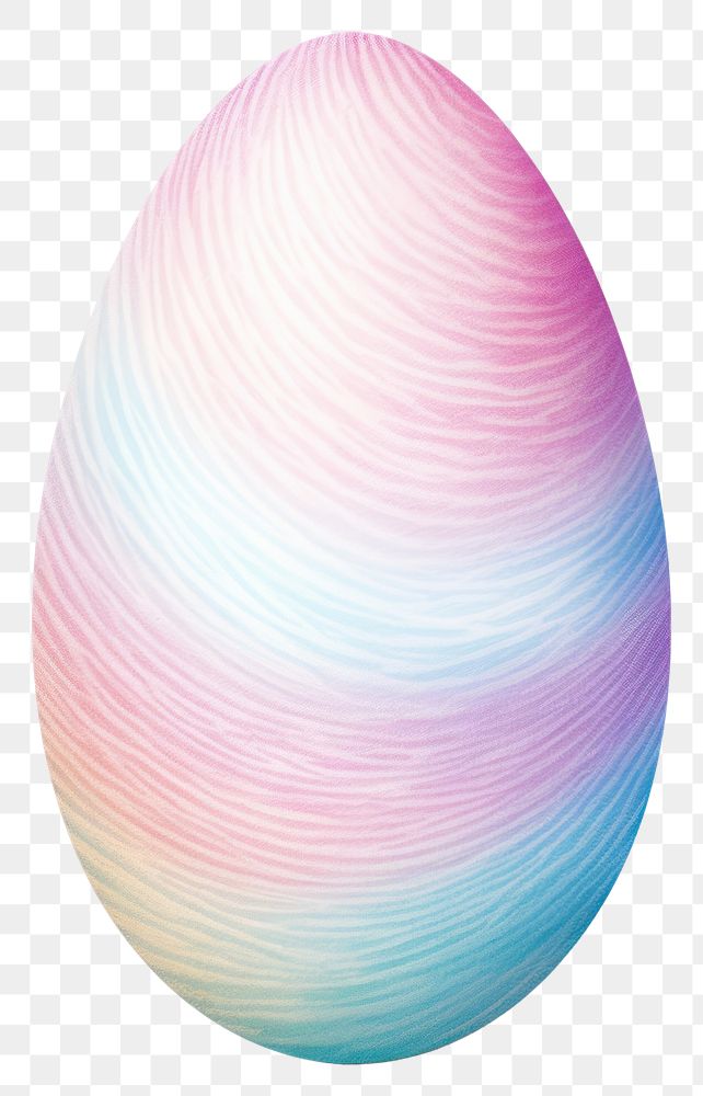 PNG  Hand-painted Easter egg easter white background celebration. AI generated Image by rawpixel.
