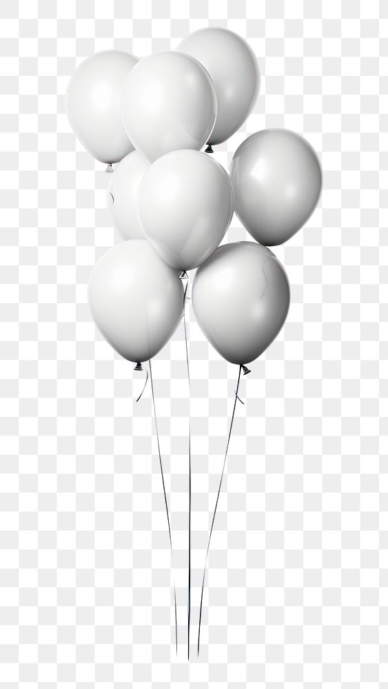PNG Balloon white white background anniversary. AI generated Image by rawpixel.