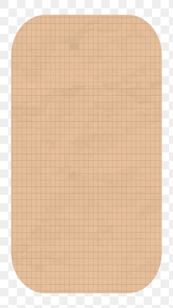 Png beige grid pattern copy space, transparent background