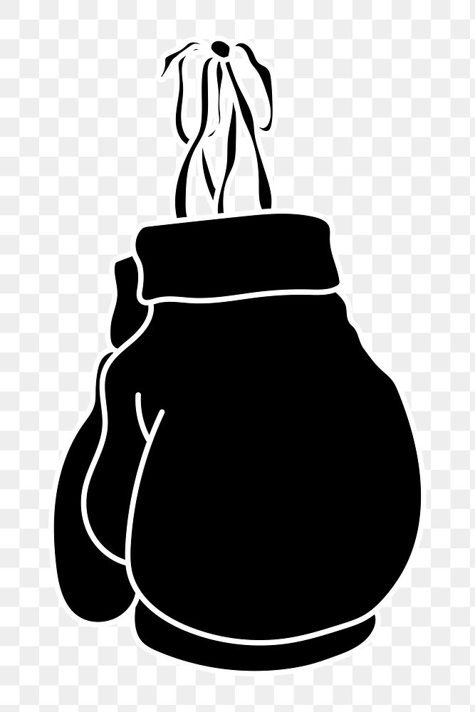 Boxing glove png illustration, transparent background