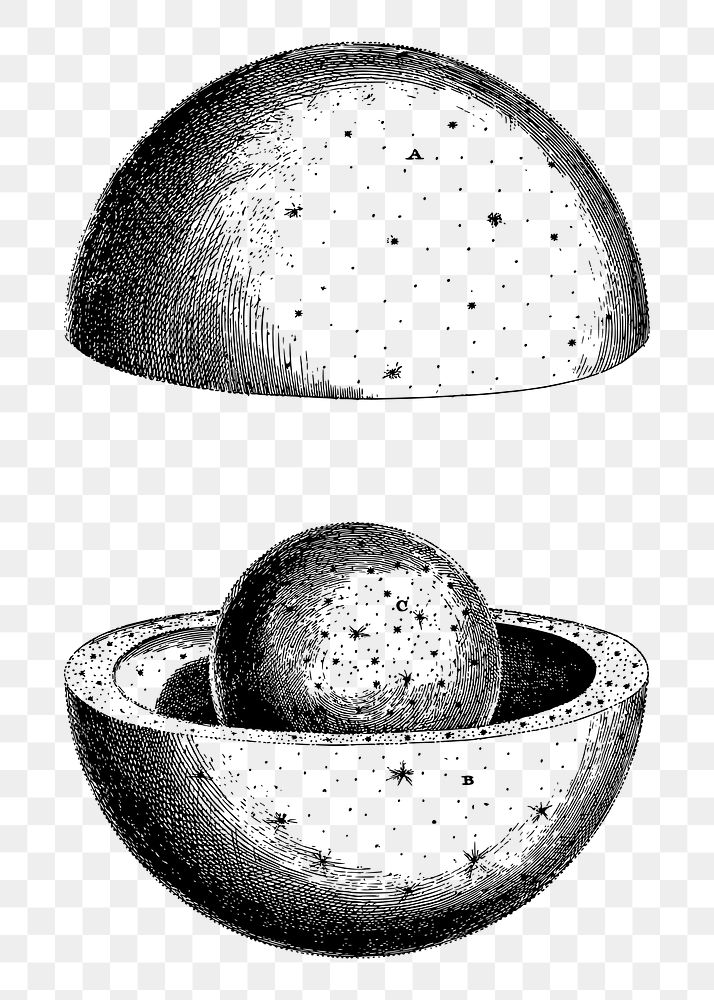 Sphere  png clipart illustration, transparent background. Free public domain CC0 image.