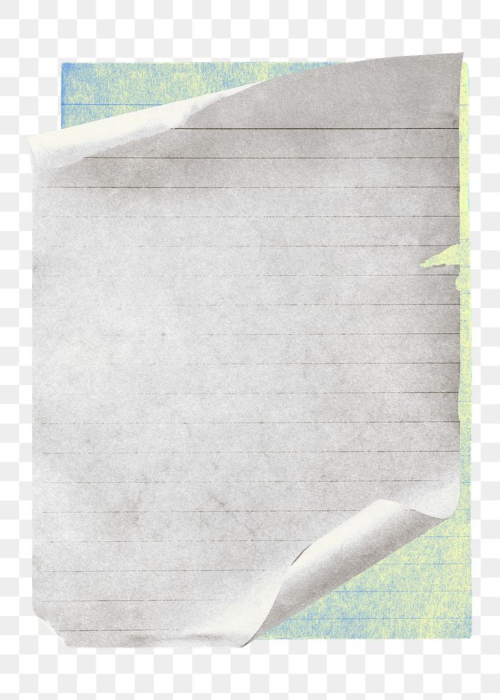 Vintage paper  png, transparent background