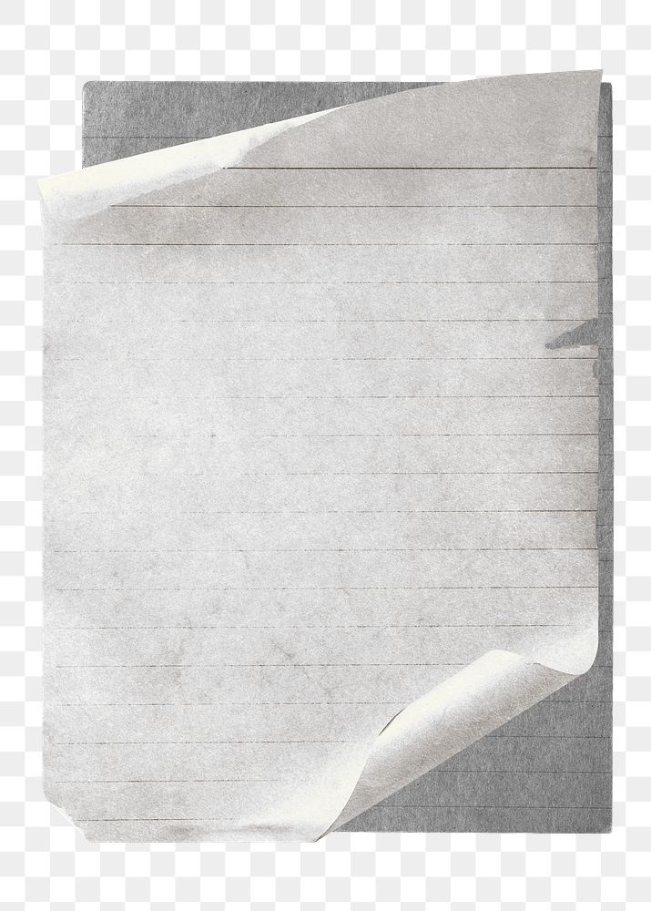 Vintage paper  png, transparent background