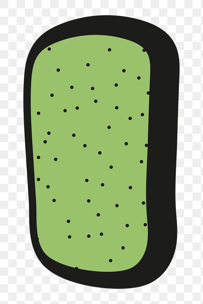 Green rectangle shape png, transparent background