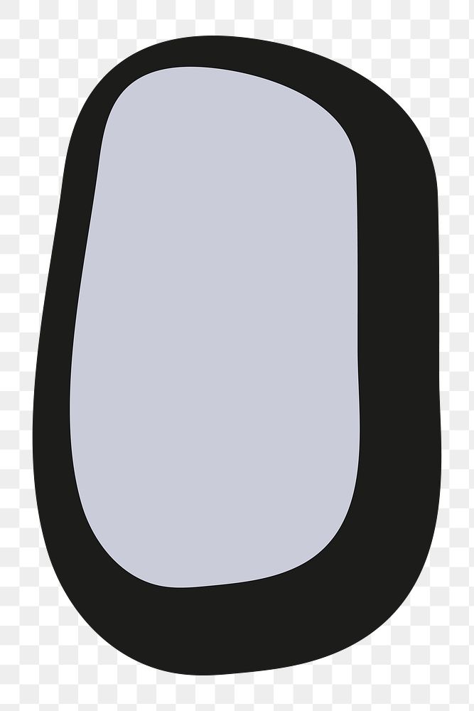 Gray rectangle shape png, transparent background