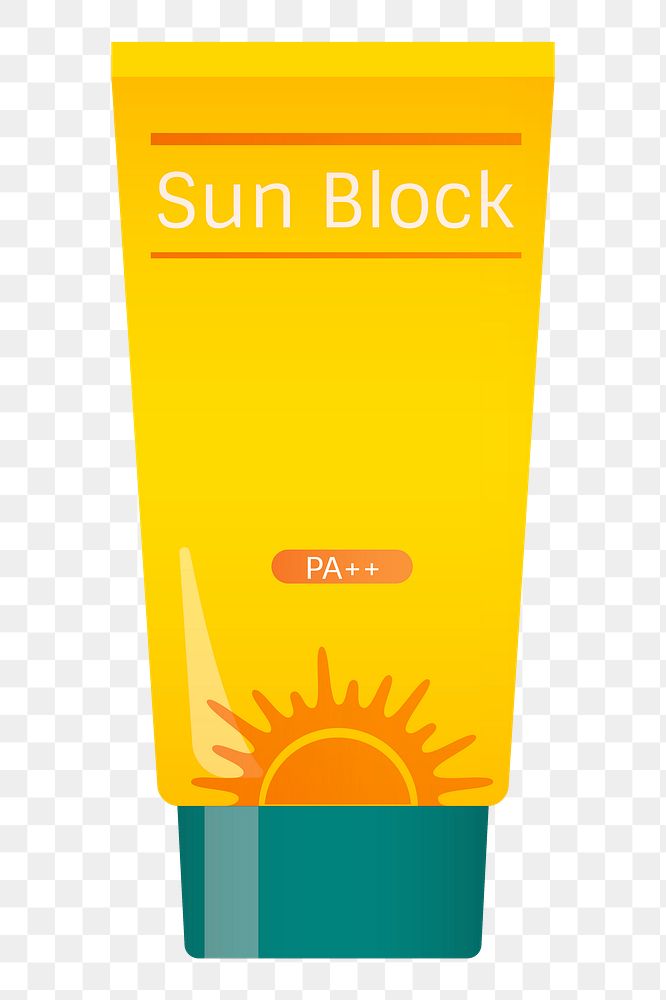 Png Sun Block Protection element, transparent background