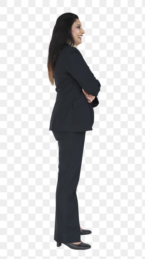 Businesswoman png element, transparent background