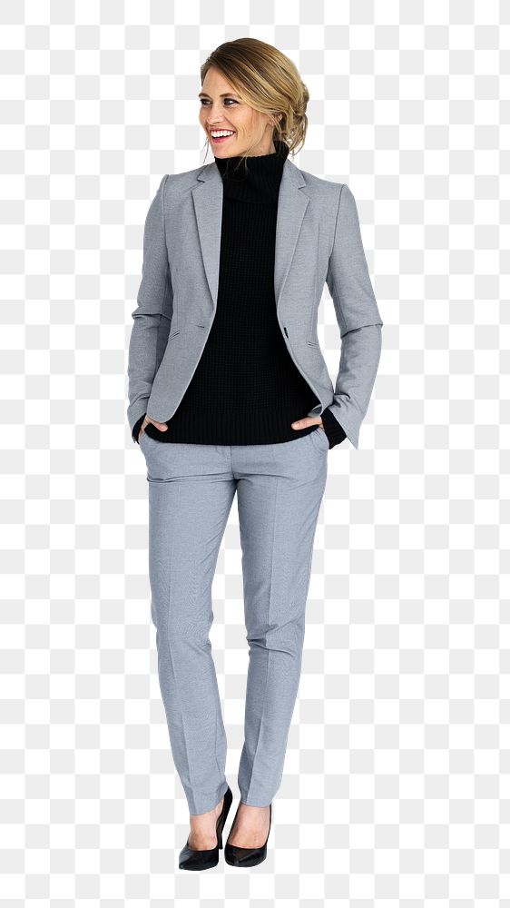 Businesswoman png element, transparent background