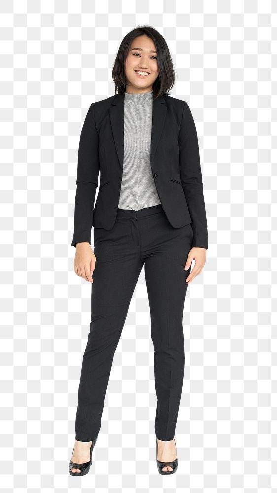 Businesswoman png element, transparent background