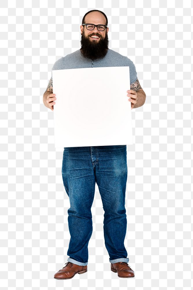 Man png element, transparent background