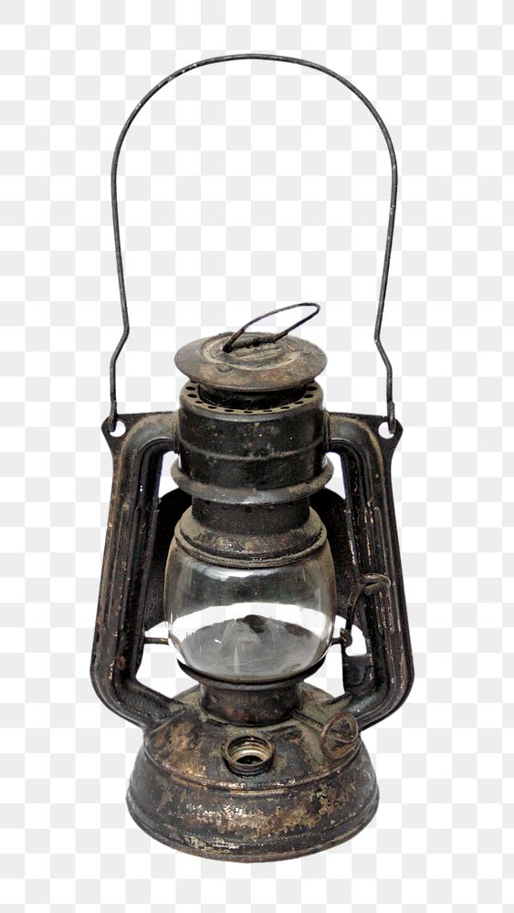Png antique lantern, isolated image, transparent background
