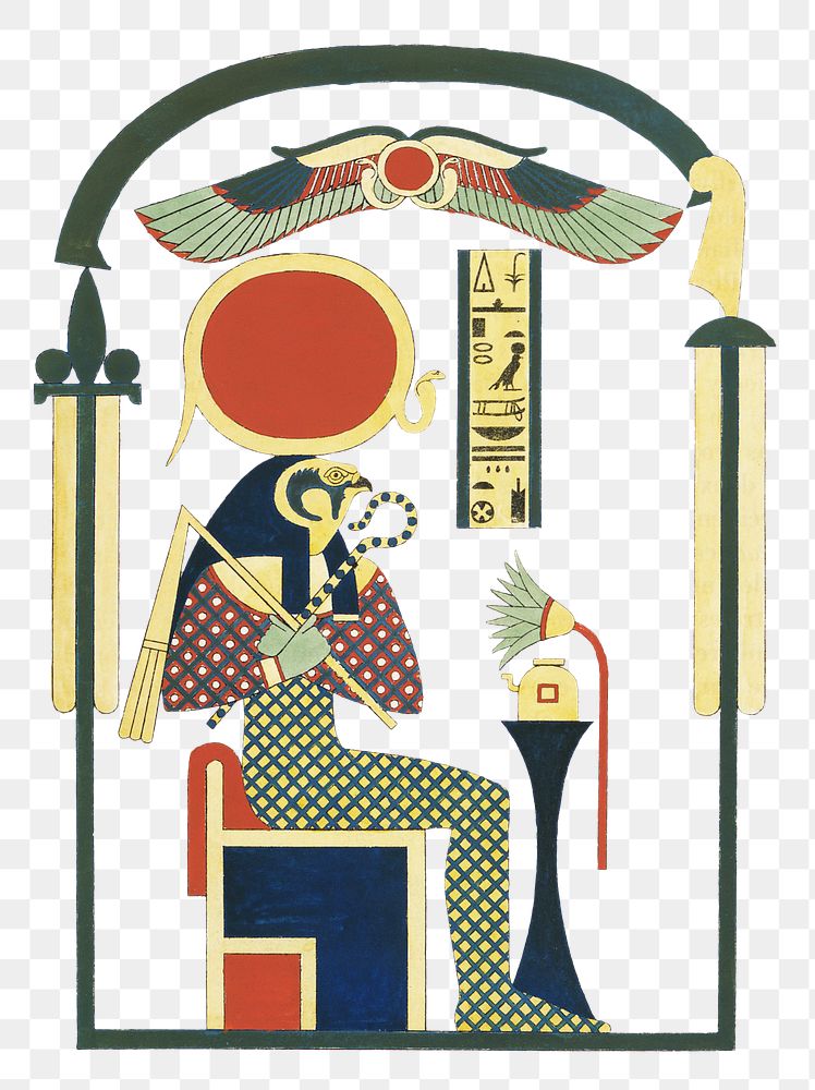 Atum png Egyptian mythology, transparent background