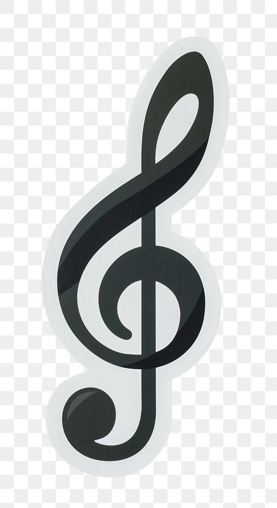 PNG Musical note sticker transparent background