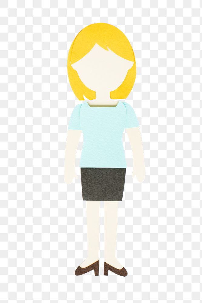 PNG woman avatar icon sticker transparent background
