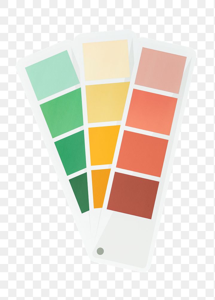 PNG  color swatches illustration icon  sticker transparent background