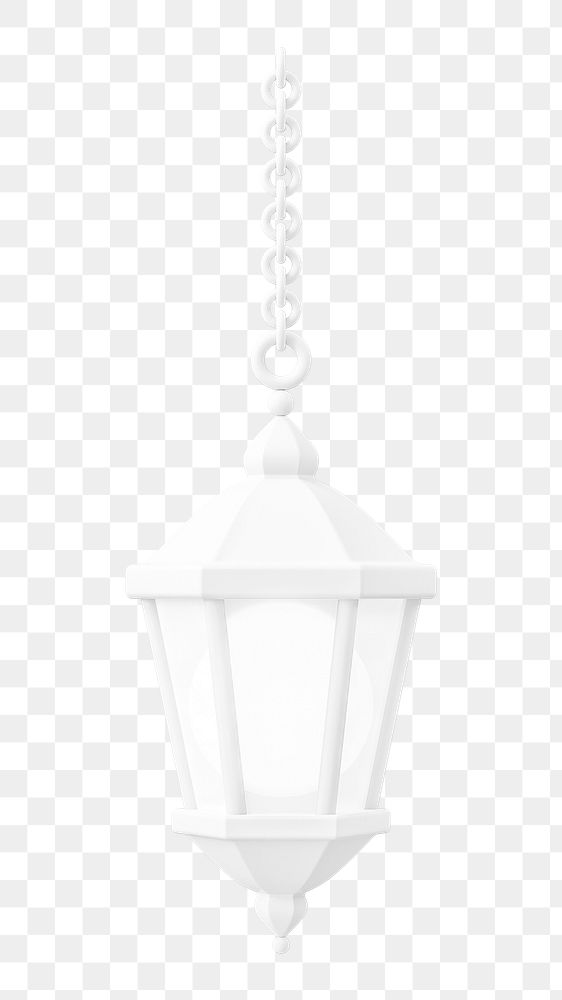 Ramadan lantern png sticker, 3D religion illustration on transparent background