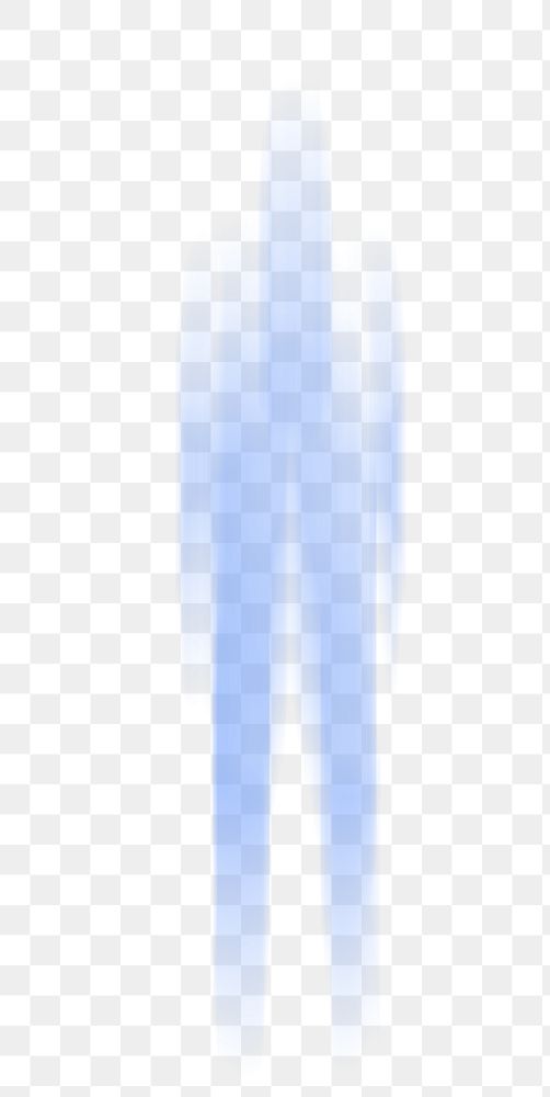 Blurred man png blue silhouette, transparent background