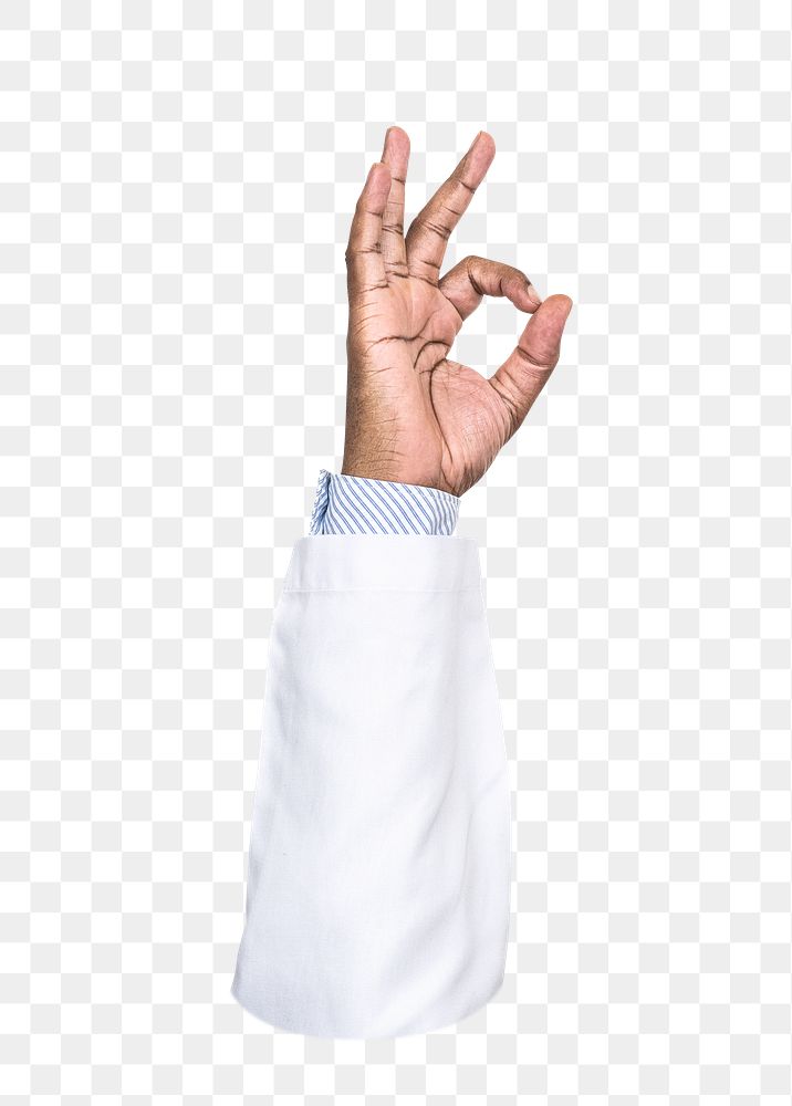 Okay png hand sign transparent background