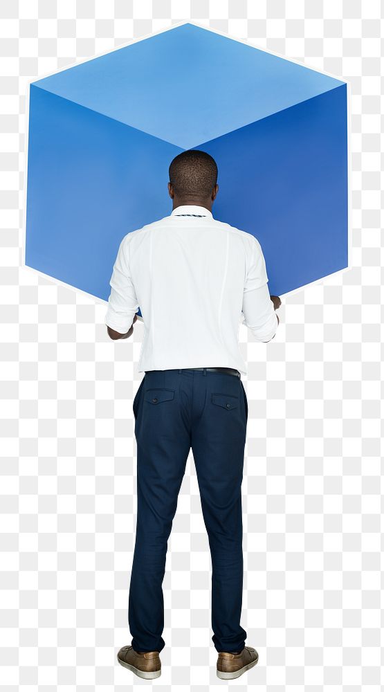 Businessman png element, transparent background