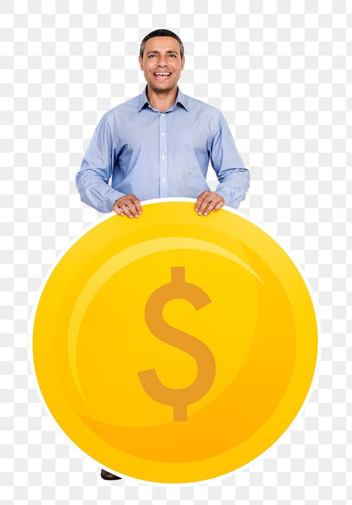 Money png element, transparent background