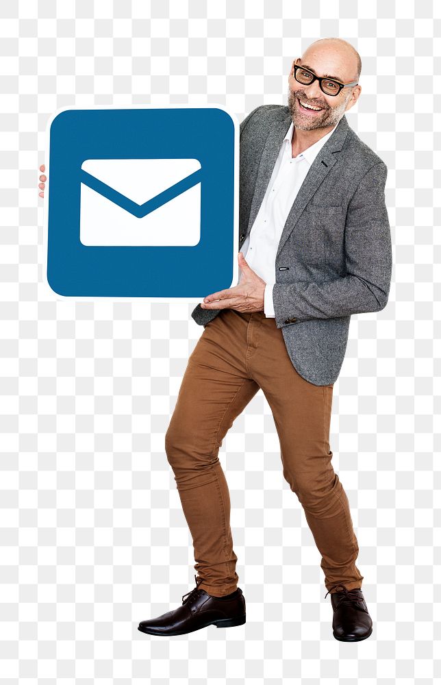 E-mail png element, transparent background