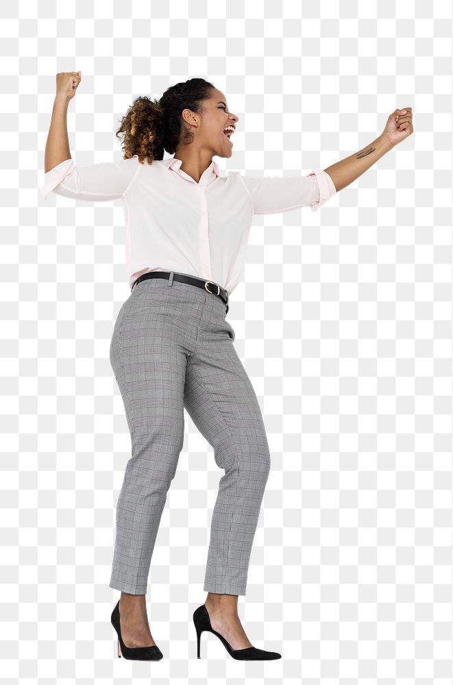 Businesswoman png element, transparent background