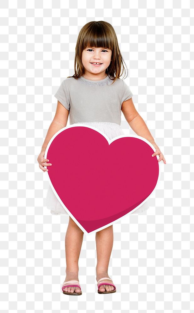 Little girl png element, transparent background