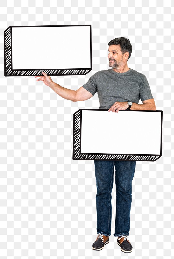 Message boxes png element, transparent background