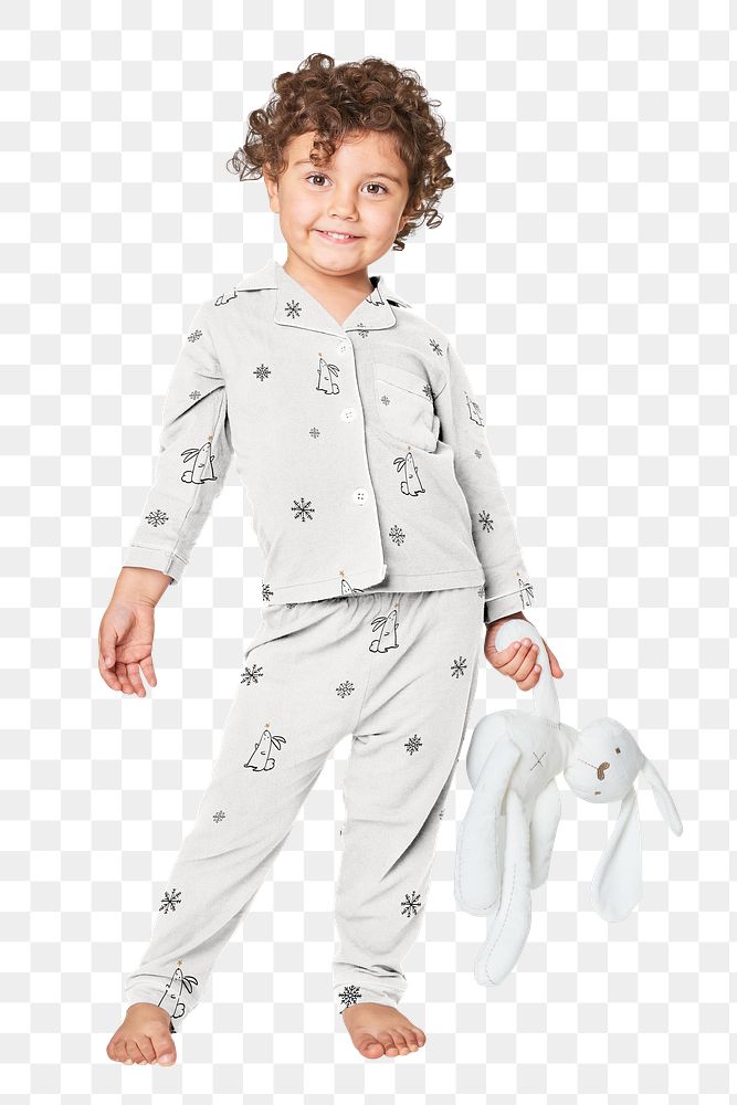 Little boy png nightwear apparel, transparent background