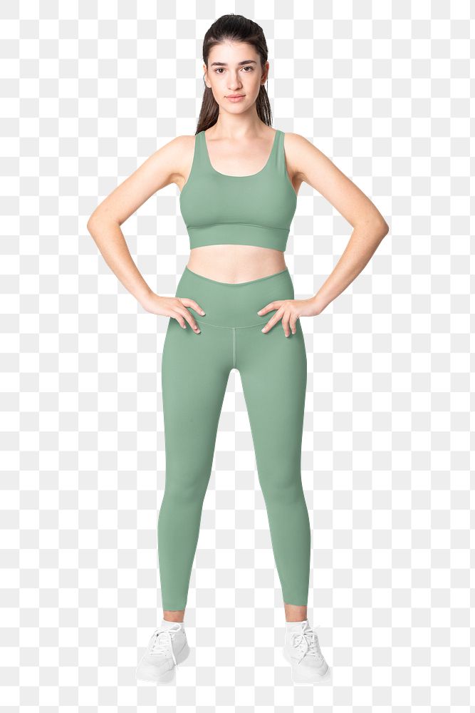 Active woman png sportswear apparel, transparent background