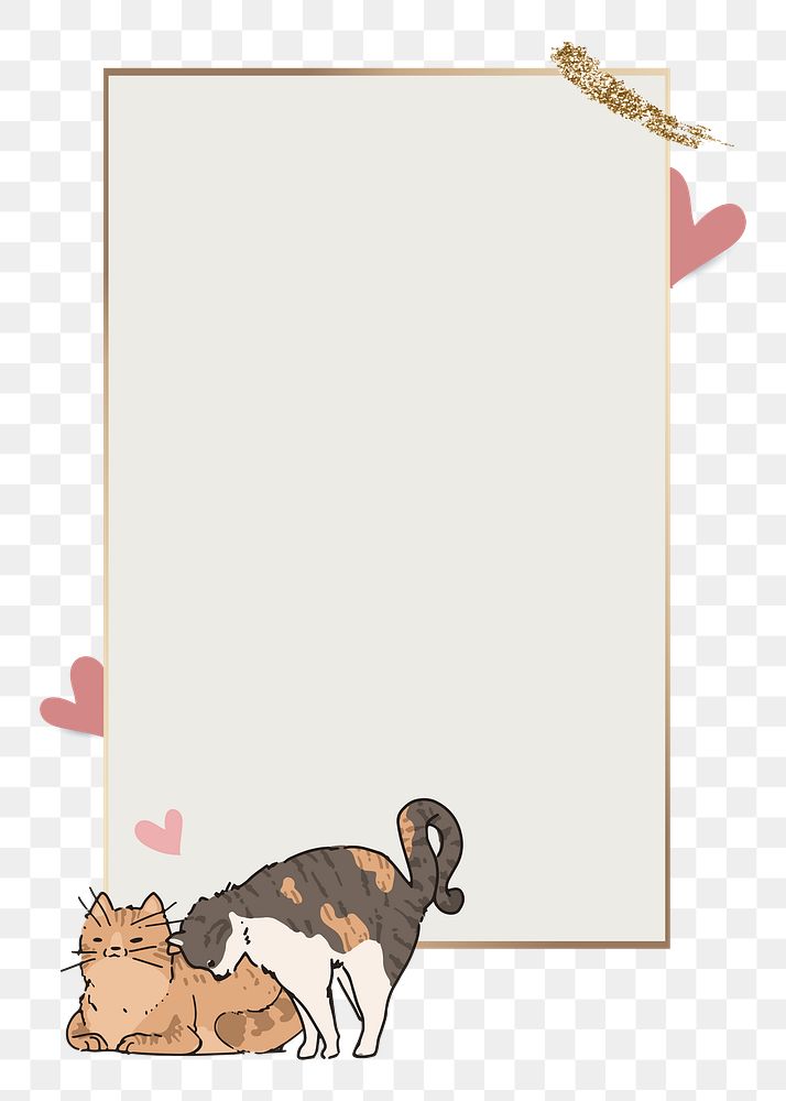 Cute cat png badge, transparent | Free PNG - rawpixel