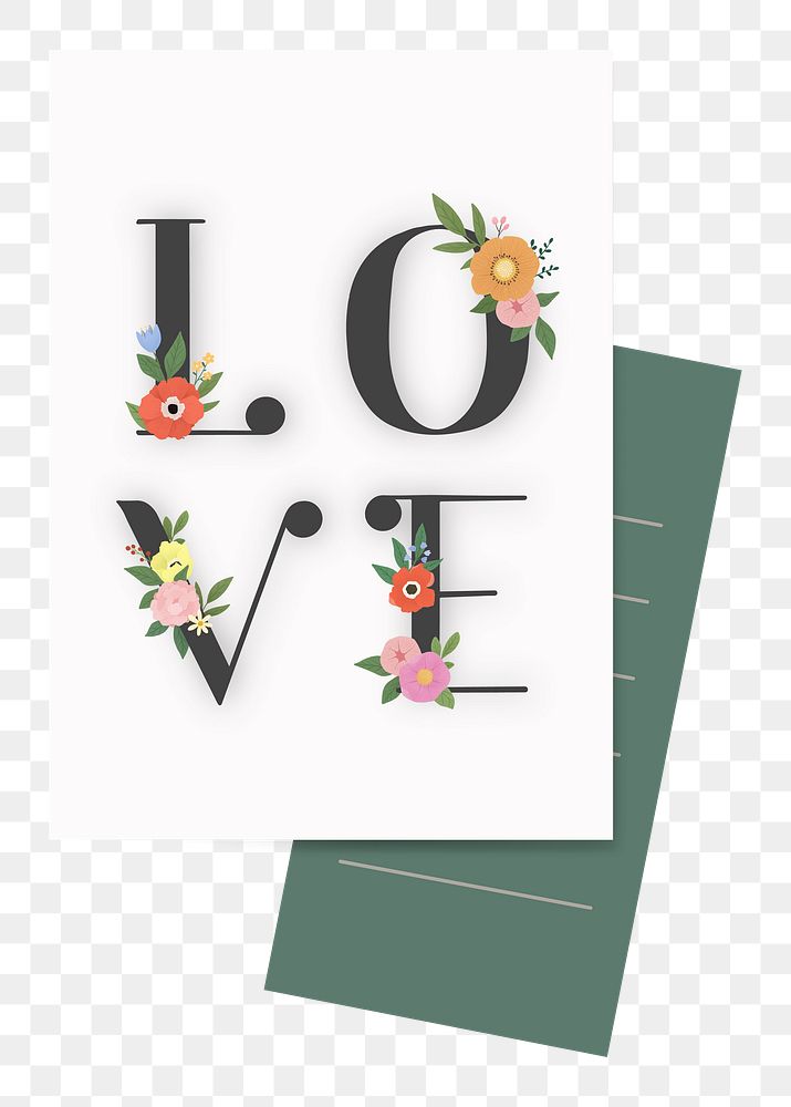 Love letter png sticker, transparent background