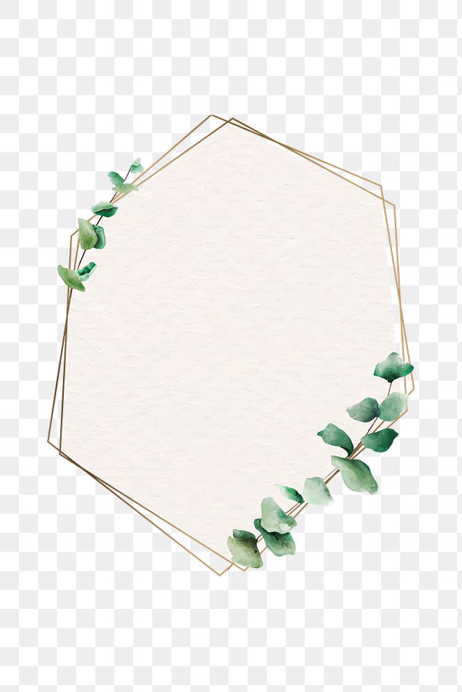 Aesthetic leaf png badge, transparent background