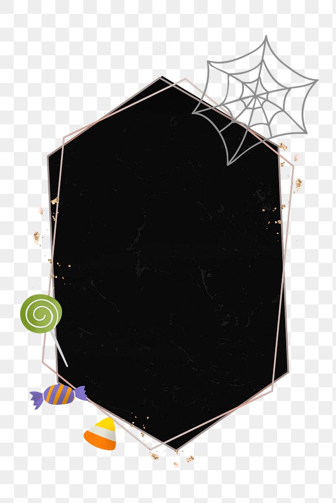 Halloween png badge, transparent background