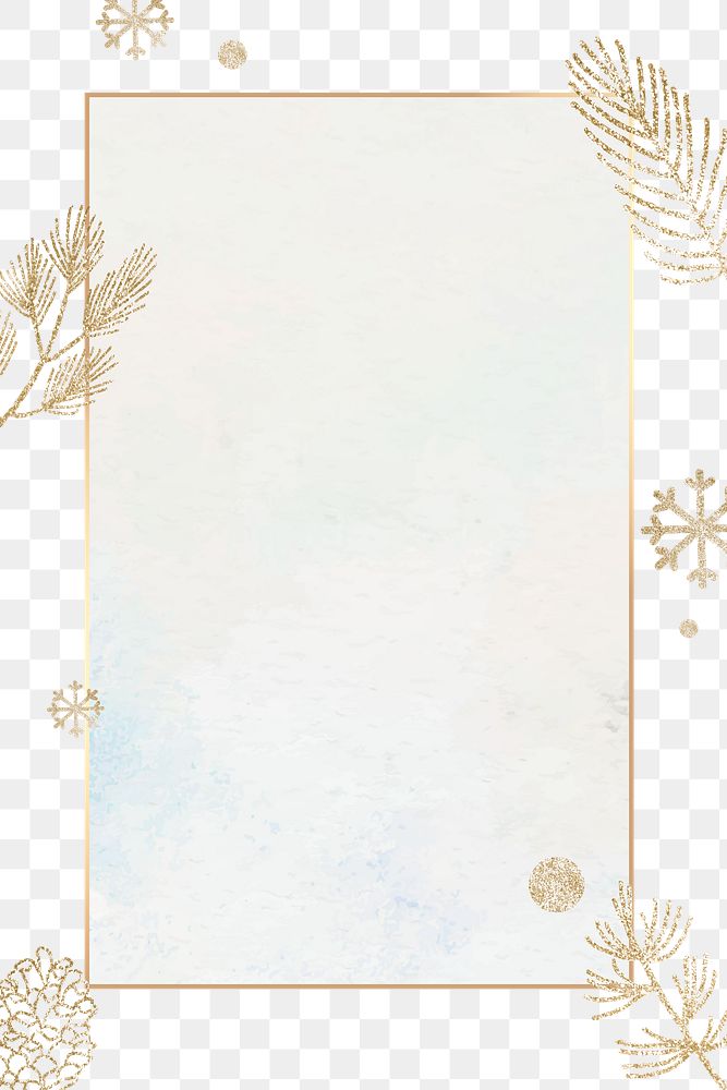 Glittery winter png badge, transparent background