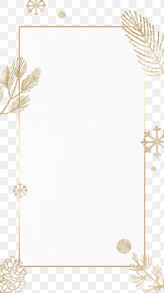 Glittery winter png badge, transparent background