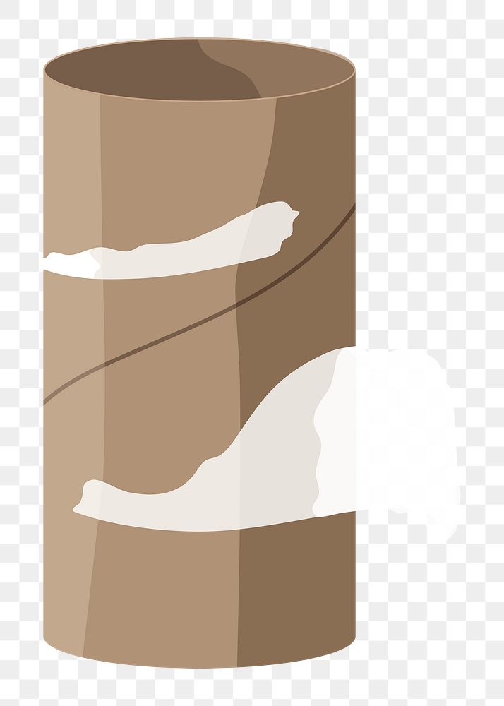 Toilet paper roll png, transparent background