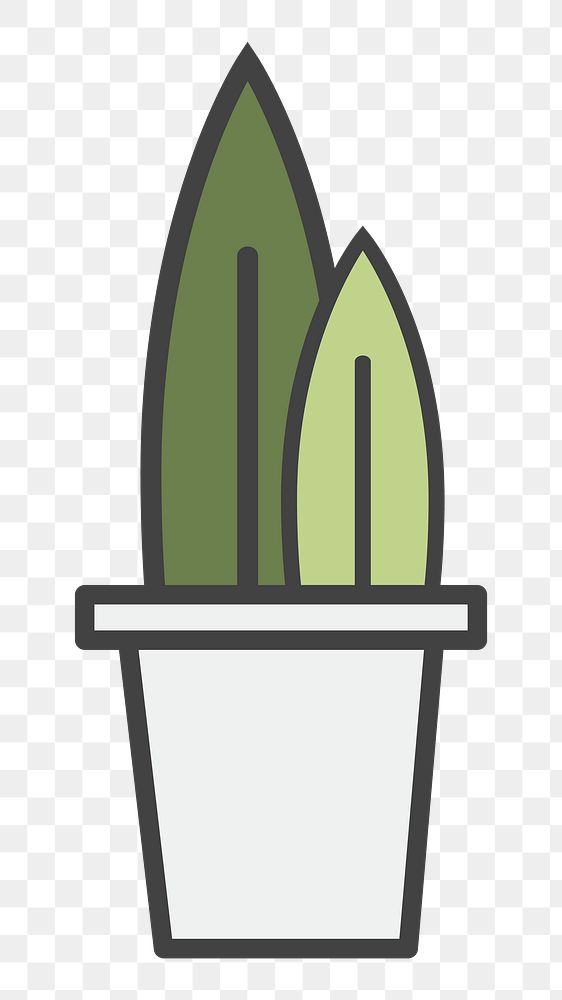 PNG plant illustration sticker, transparent background