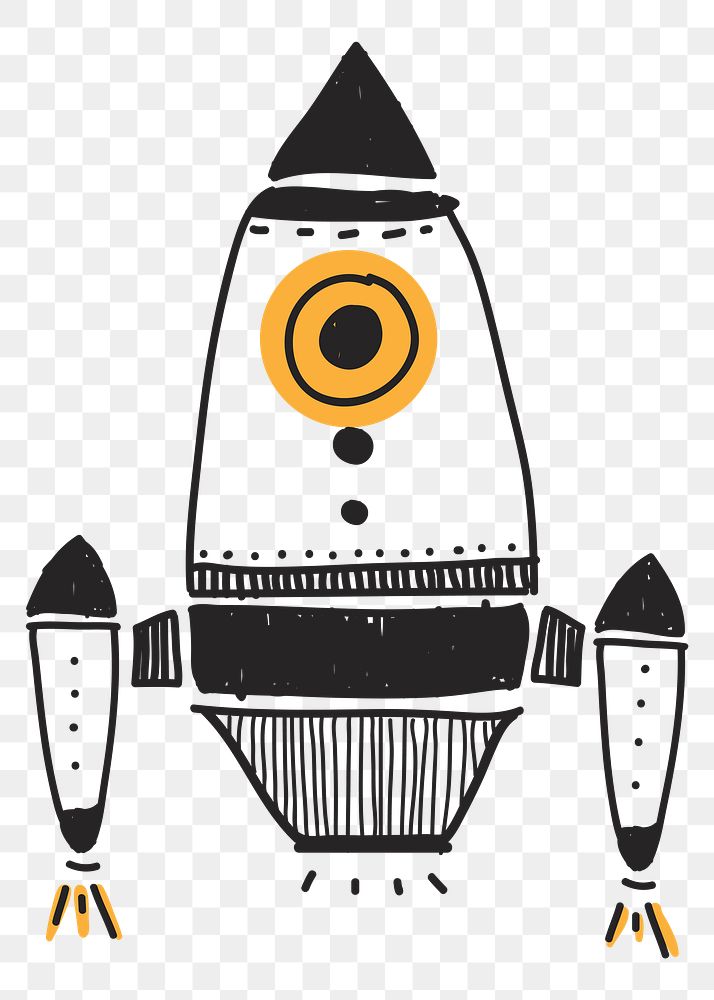 Rocket png illustration, transparent background